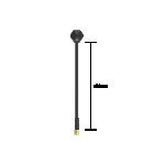 Hot IFlight Albatross V2 5.8GHz SMA Antenna LHCP RP-SMA maschio 150MM lungo raggio Drone da corsa HD segnale digitale droni accessori